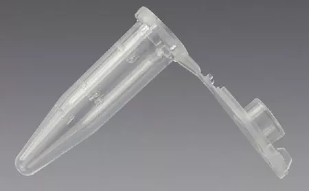 Globe Scientific Microcentrifuge Tube Conical Bottom Plain 500 µL Without Color Coding Snap Cap Polypropylene Tube - M-1107478-4880 - Bag of 500