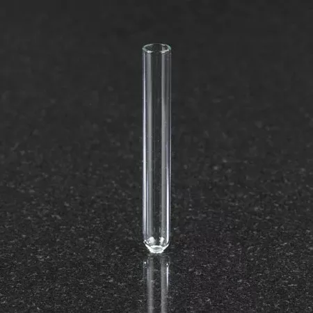 Globe Scientific Test Tube Round Bottom Plain 10 X 75 mm 3 mL Without Color Coding Without Closure Glass Tube - M-770987-4895 - Case of 1000