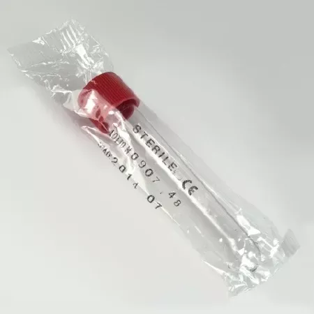 Globe Scientific Test Tube Round Bottom Plain 16 X 100 mm 12 mL Without Color Coding Screw Cap Polystyrene Tube - M-1036746-776 - Case of 750