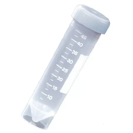 Globe Scientific Transport Tube Conical Bottom, Skirted Plain 30 X 115 mm 50 mL Without Color Coding Screw Cap Polypropylene Tube - M-1029863-317 - Case of 500