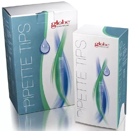 Globe Scientific Universal Pipette Tip 100 to 1,300 µL Graduated NonSterile - M-1114637-4347 - Case of 500