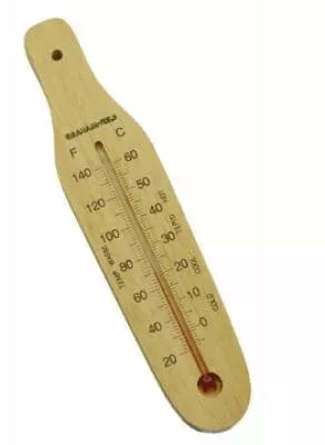 Graham-Field Flat Bath Thermometer Grafco Fahrenheit / Celsius 20° to 140° (0° to +60°C) Without External Probe Wall Mount Does Not Require Power - M-29194-598 - Each