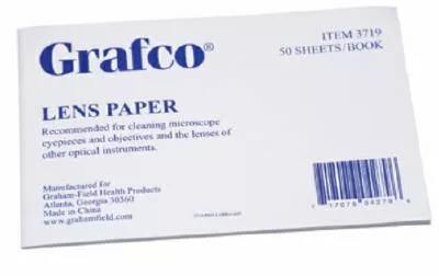 Graham-Field Lens Paper Paper, 4 X 6 Inch Optical Instrument Lens - M-3462-3599 - Box of 12