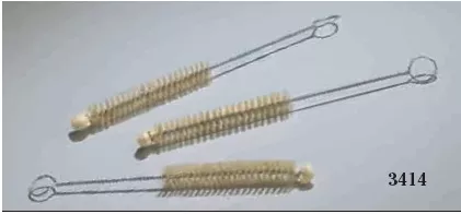 Graham-Field Test Tube Brush Grafco 6 Inch L, 1/2 X 3 Inch, White Bristles, Small Bore, Galvanized Wire Handle - M-29385-1997 - Dozzen2
