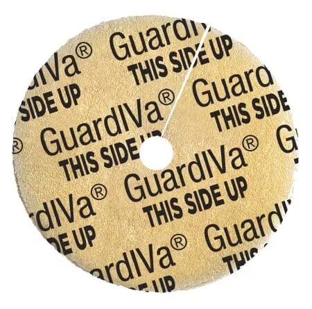 GuardIVa CHG Antimicrobial Hemostatic Dressing Disc Sponge 1 Inch Disk with 4.0 mm Hole Diameter