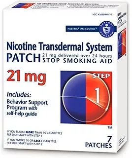 Habitrol Nicotine Transdermal System Patch Kit Stop Smoking Aid, 21 mg