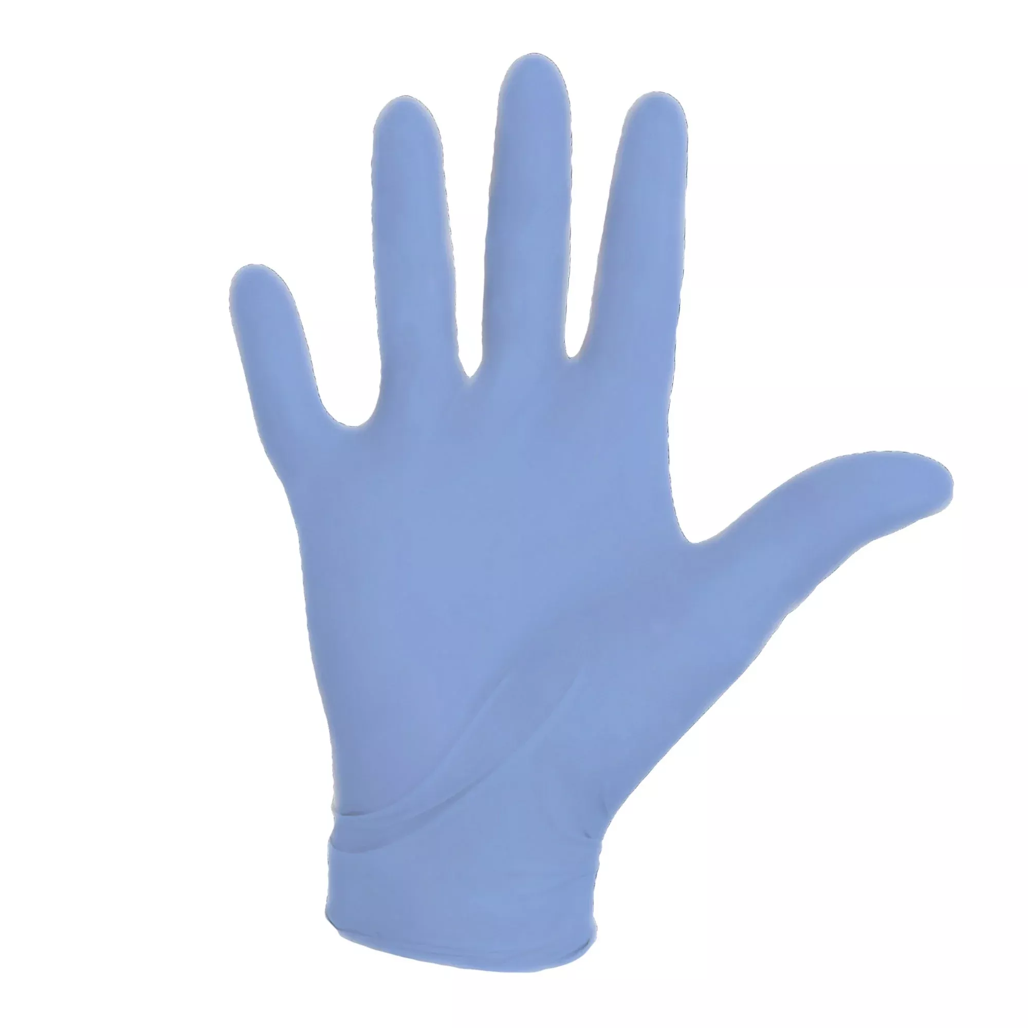 Halyard 43935 Aquasoft Nitrile Exam Glove, Large, Blue