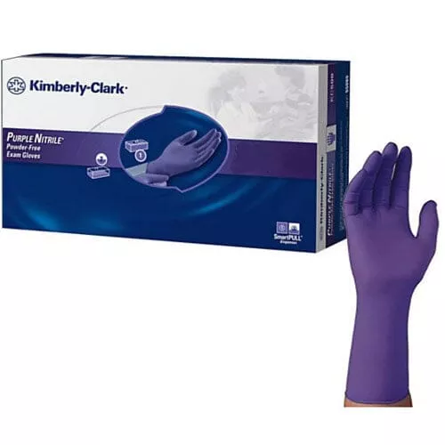 Halyard Safeskin Nitrile-XTRA™ Exam Glove, Powder-Free, Ambidextrous, 12" Long, XS, Purple