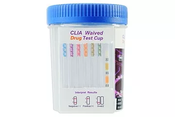 Healgen Scientific Ltd Drugs of Abuse Test 12-Drug Panel with Adulterants AMP500, BAR, BUP, BZO, COC150, mAMP500/MET, MDMA, MOP300, MTD, OXY, PCP, THC (pH, OX, SG) Urine Sample 25 Tests - M-1079396-2277 - Box of 25