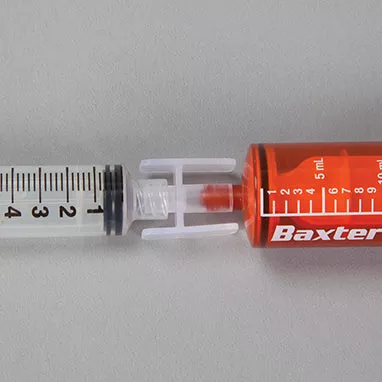 Health Care Logistics Adapter Syringe Luer Lock to Oral Slip Plastic Disposable 10/Pk