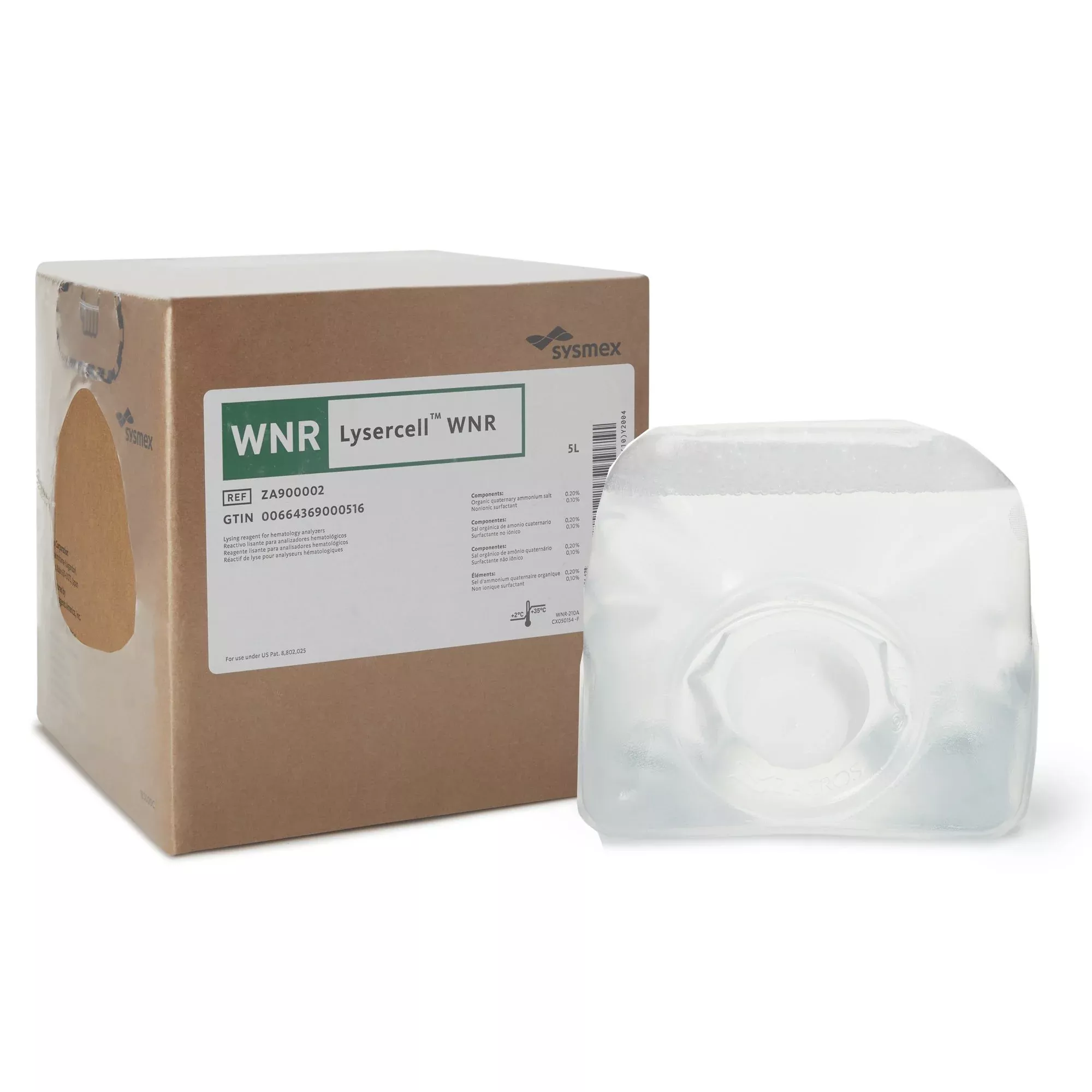 Hematology Reagent Lysercell WNR White Blood Cell Count (WBC) For Hematology Analyzer