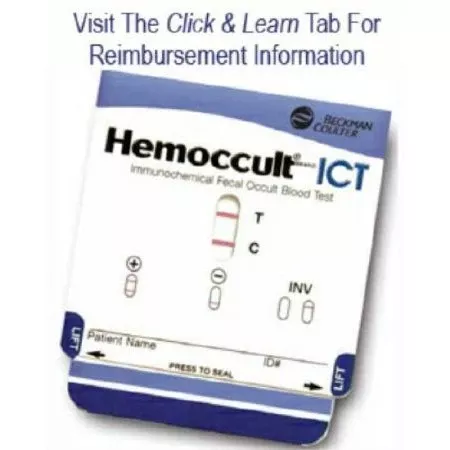Hemocue Rapid Test Kit Hemoccult ICT Colorectal Cancer Screening Fecal Occult Blood Test (iFOB or FIT) Stool Sample 20 Tests - M-1181970-3162 - Case of 360
