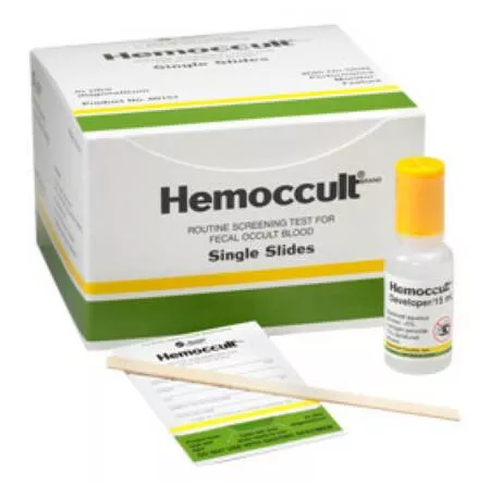 Hemocue Rapid Test Kit Hemoccult Single Slides Colorectal Cancer Screening Fecal Occult Blood Test (FOBT) Stool Sample 100 Tests - M-49048-2292 - Case of 1000