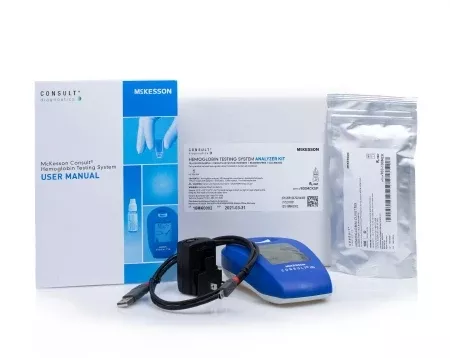 Hemoglobin Analyzer Kit McKesson Consult™ Hb 100 Tests CLIA Waived - M-1113577-1288 - Each