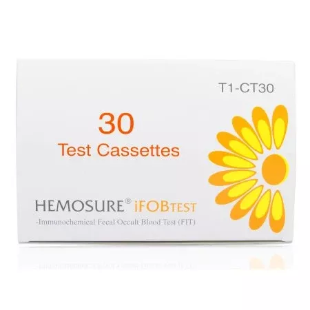 Hemosure Test Cassette 30 Cassettes For Hemosure iFOBT Test Kit - M-679517-1782 - Box of 30