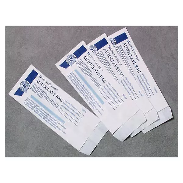 Henry ScheinBag Autoclave HSI 8 in White 1000/Bx, 5 BX/CA (1417)