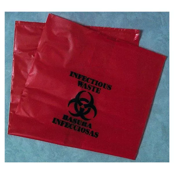 Henry ScheinBag Infectious Waste HSI 15x9x31" 18gal PE Red Symbl Md 100/Ca
