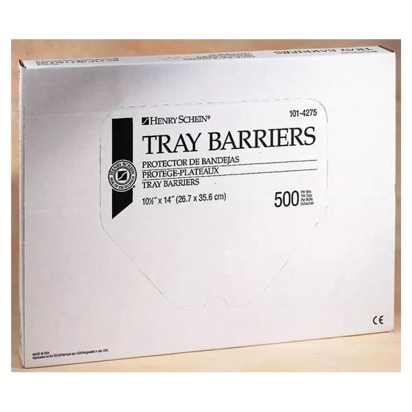 Henry ScheinBarrier Tray HSI 10.5 in x 14 in Clear 500/Bx, 12 BX/CA (101-4275)