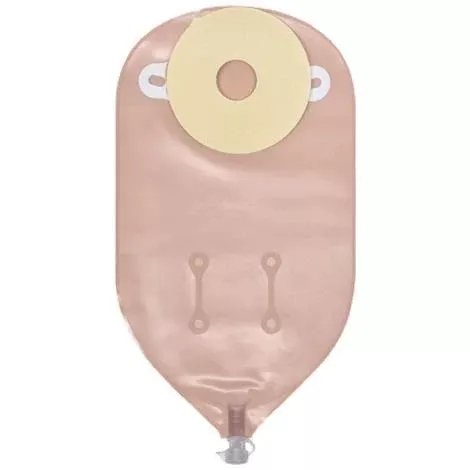 Hi-Pockets Adult Urine Pouch Custom Pre-Cut 7/8" Opening With Flutter Valve, Large, Deep Convexity