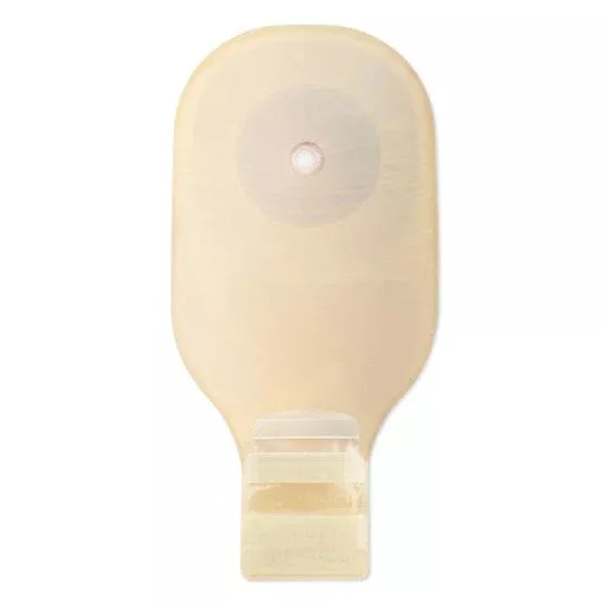 Hollister CeraPlus 1-Piece Flat Drainable Pouch, Adhesive Border, Cut-to-Fit 2-1/2", With Filter