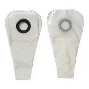 Hollister One-Piece Drainable Pouch with 2-1/2" Pre-Cut Convex Karaya 5 Skin Barrier, 12" L, Clamp Closure, Transparent