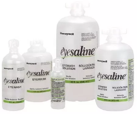 Honeywell Safety Products Eyewash Solution Eyesaline 16 oz. Bottle - M-1048932-2890 - Case of 12