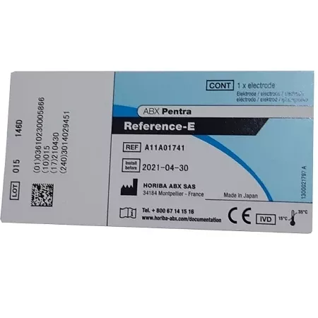 Horiba Ion-Selective Electrode (ISE) ABX Pentra™ Reference Electrode For ABX Pentra 400 Analyzer - M-721527-3188 - Each