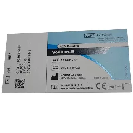Horiba Ion-Selective Electrode (ISE) ABX Pentra™ Sodium Electrode For ABX Pentra 400 Analyzer - M-721524-831 - Each