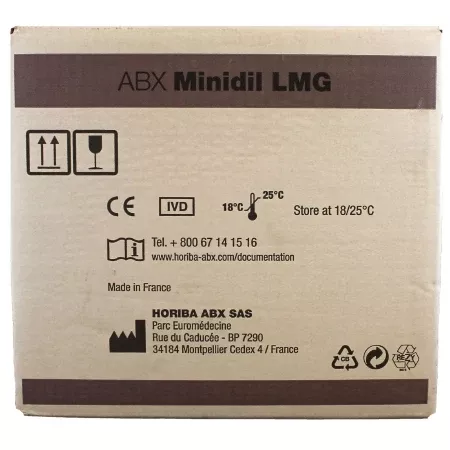 Horiba Reagent ABX Minidil LMG Hematology Blood Cell Counting For ABX Micros 60 Analyzer 10 Liter - M-702530-4745 - Each
