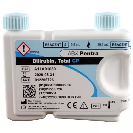Horiba Reagent Abx Pentra™ Hepatic / General Chemistry Total Bilirubin For ABX Pentra 400 200 Tests - M-721498-2724 - Each