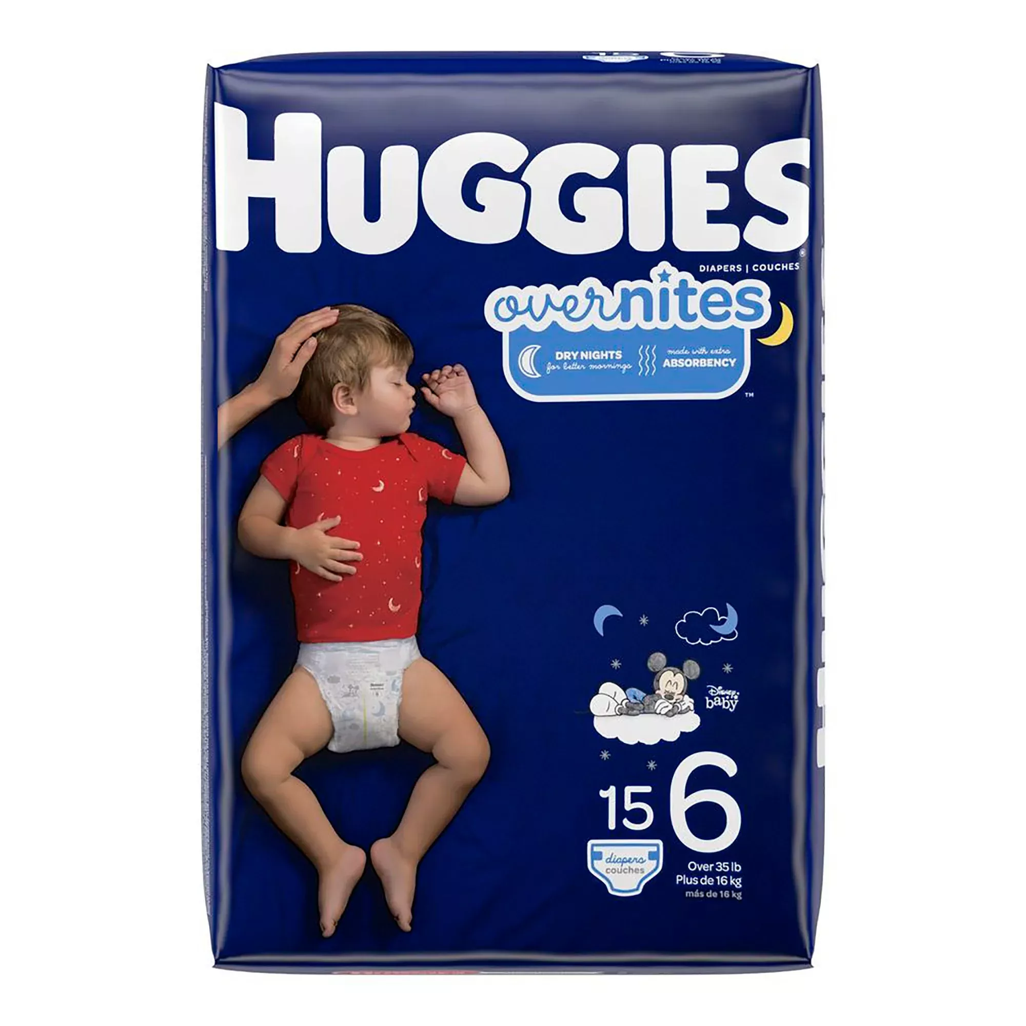 Huggies OverNites Diapers, Size 6, Jumbo Pack