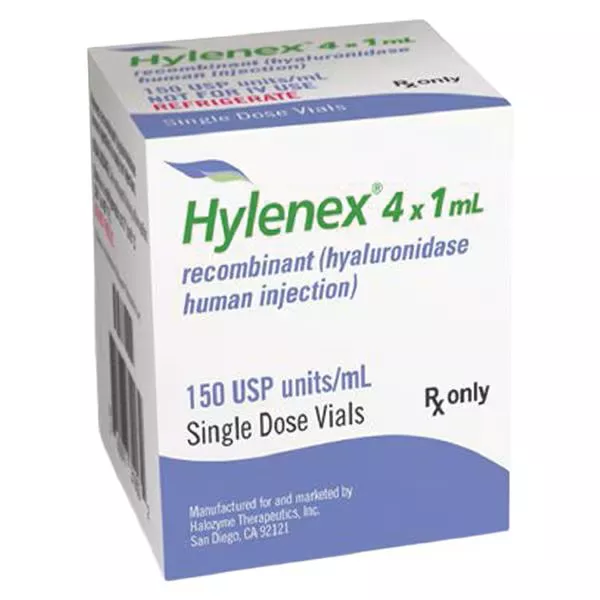Hylenex Hyaluronidase, Human Recombinant,150 Unit / mL Injection 1 mL 4/Package