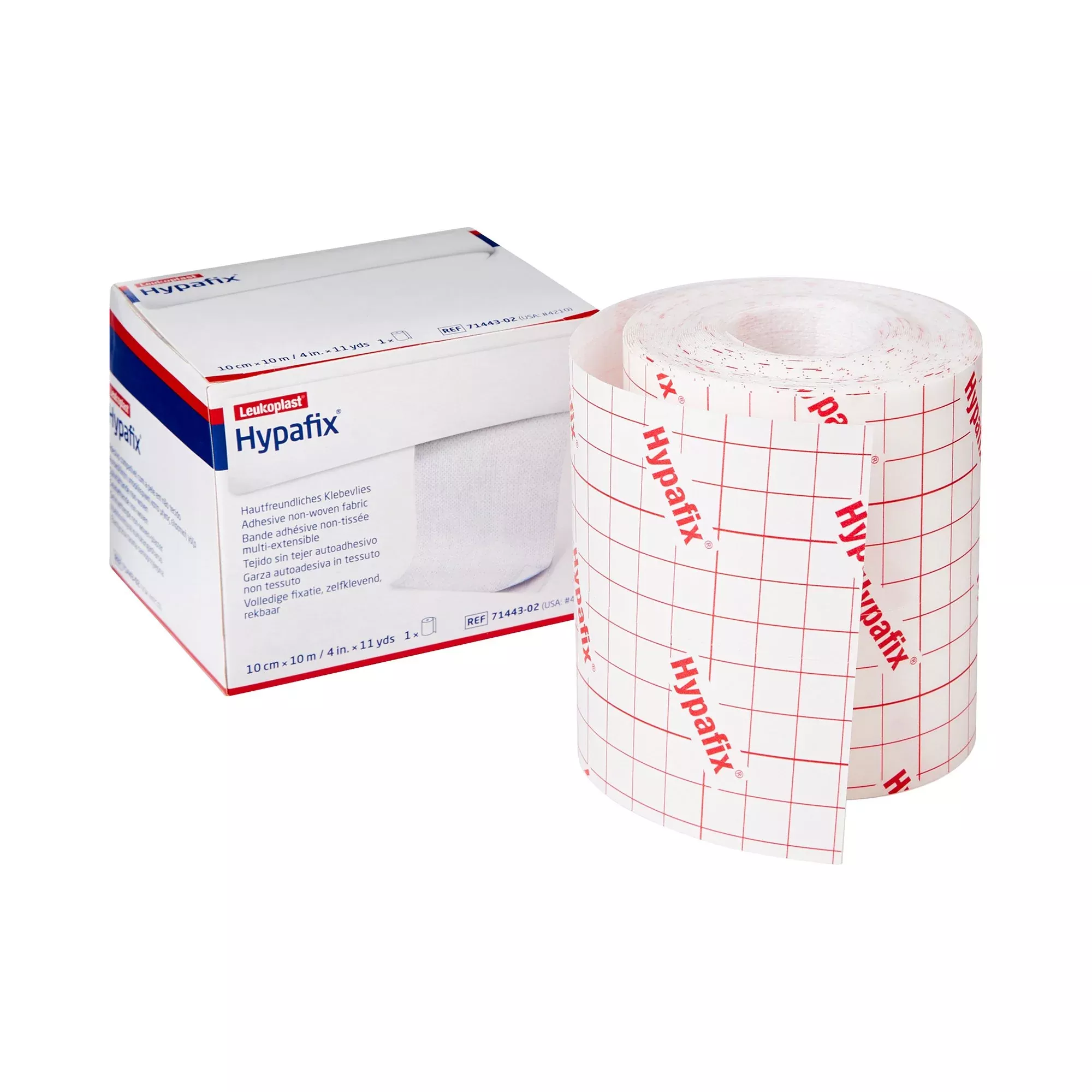 Hypafix Nonwoven Dressing Retention Tape, 4 Inch x 10 Yard, White