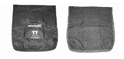 Invacare Mattress Cover MicroAIR 36 X 80 X 10 Inch Nylon For MicroAIR MA85RSR Mattresses - M-978647-4775 - Each