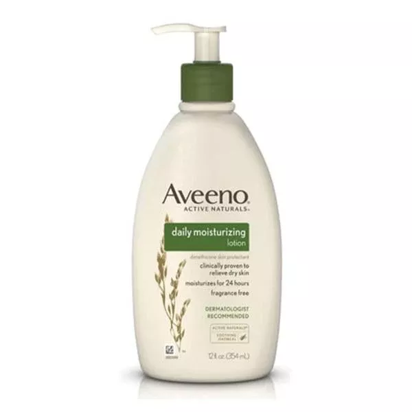 J&J Sales & Logistics Aveeno Body Daily Moisturizing Lotion 12oz/Bt, 12 BT/CA (100360000)