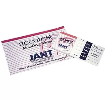 Jant Pharmacal Corporation Drugs of Abuse Test Accutest 10-Drug Panel AMP, BAR, BZO, COC, mAMP/MET, MDMA, MTD, OPI, PCP, THC Urine Sample 25 Tests - M-866432-2710 - Box of 25