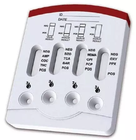 Jant Pharmacal Corporation Drugs of Abuse Test Accutest MultiDrug ER 11 11-Drug Panel AMP, BAR, BZO, COC, MDMA, OPI, OXY, PCP, PPX, TCA, THC Urine Sample 25 Tests - M-885434-1072 - Box of 25