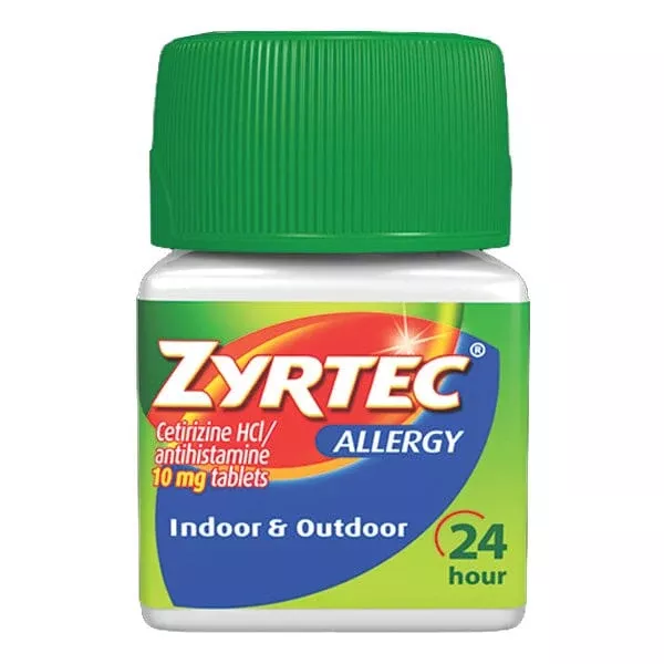 Johnson & Johnson Zyrtec Allergy Tablets, 10mg, 5 Count
