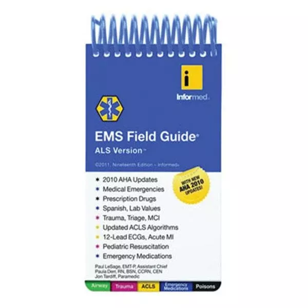 Jones & Bartlett Learning Book Informational EMS-ALS Version Field Guide 19th Edition Ea