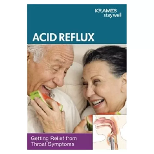 Krames Communications Booklet Educational Acid Reflux: Relief from Throat Symptoms Ea