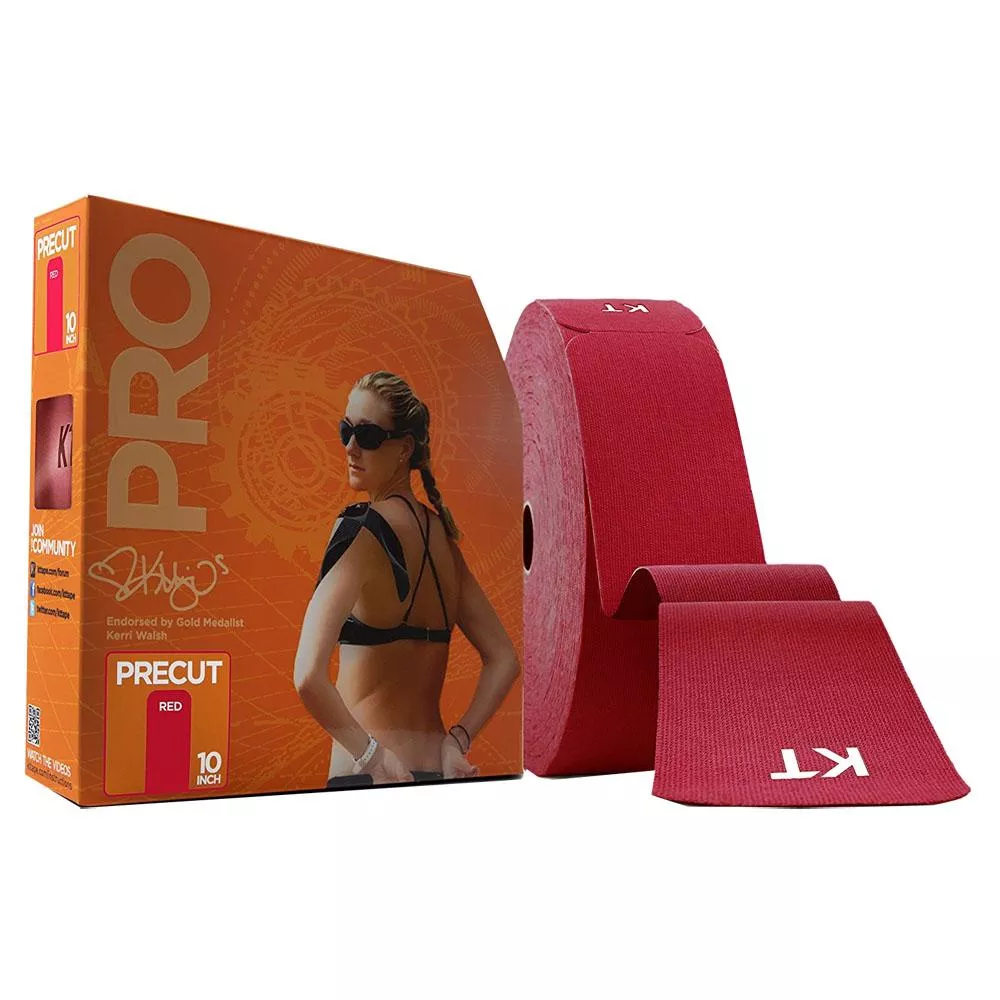 KT Tape Pro Synthetic Jumbo Precut, Red