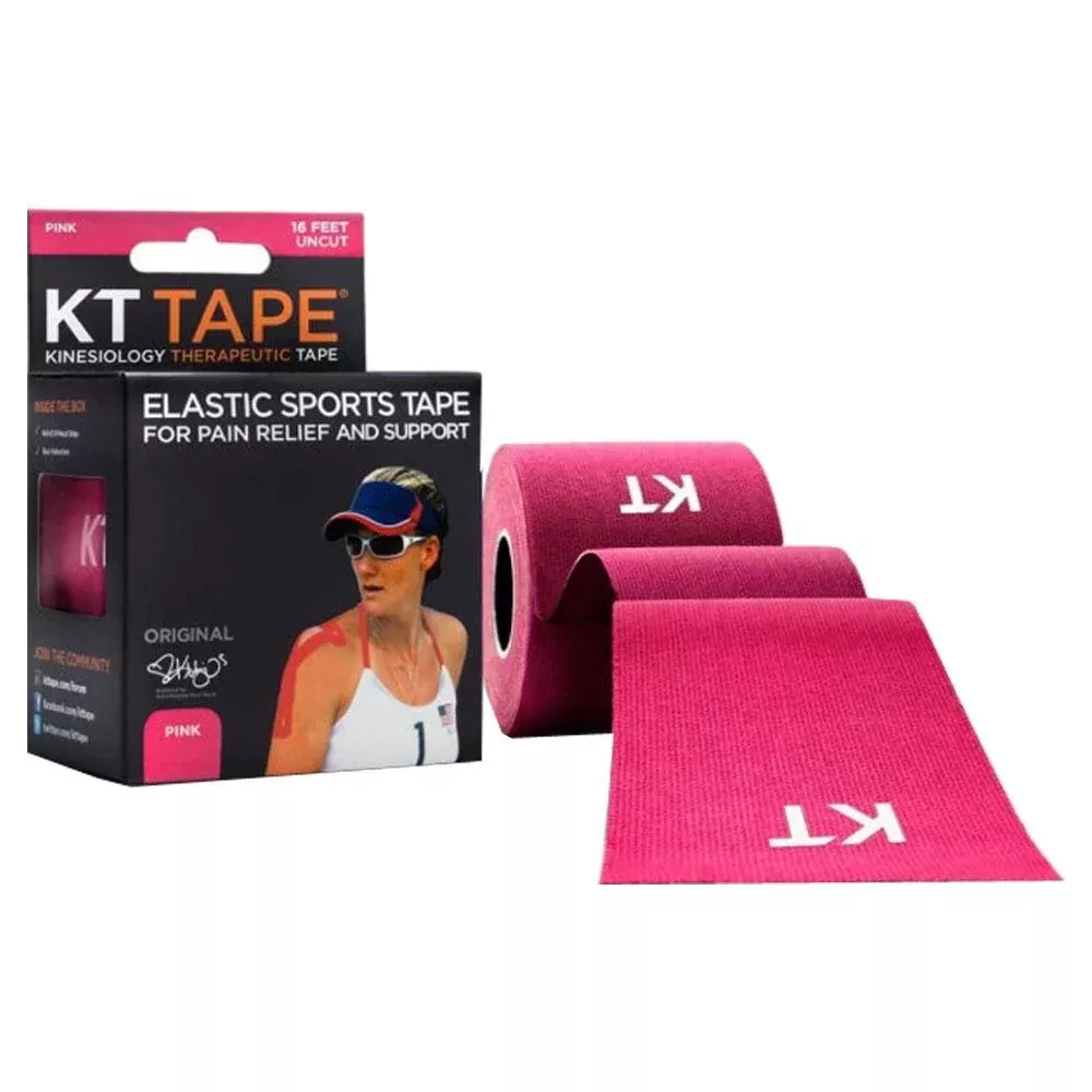 KT Tape Pro Uncut Single Roll, Pink, 16 Ft