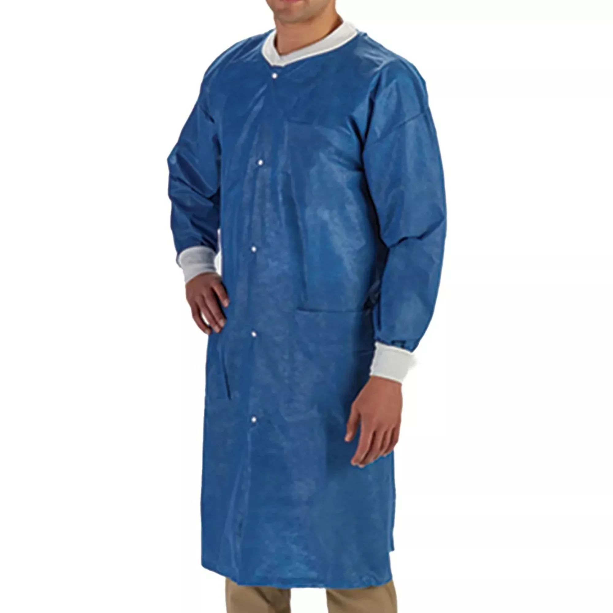 LabMates Lab Coat, X-Large, Blue
