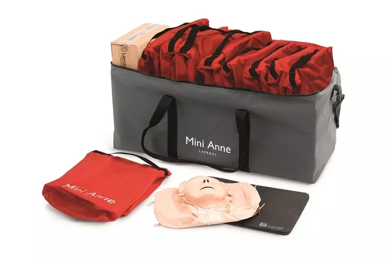 Laerdal MedicalBag Manikin Mini Anne Plus 10 Pieces Light Skin Ea