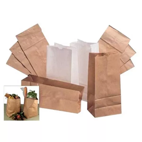 LAGASSEBag Paper Brown 7x4x13" 500/Pk 500/Pk