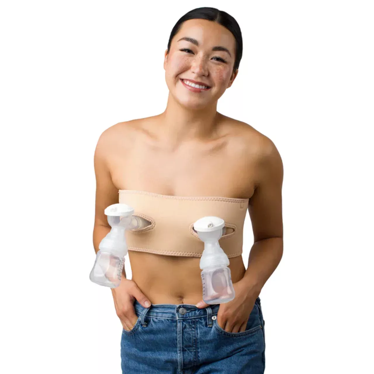 LaVie Pump Strap Hands-Free Pumping & Nursing Bra, Teal