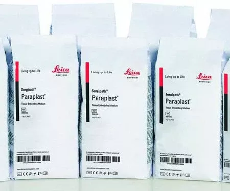 Leica Biosystems Tissue Embedding Medium Surgipath Paraplast Extra Paraffin White Solid - M-898457-2476 - Case of 8