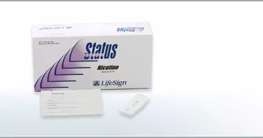 LifeSign Drugs of Abuse Test Status Single Drug Cotinine Test Urine Sample 35 Tests - M-505788-1680 - Box of 35