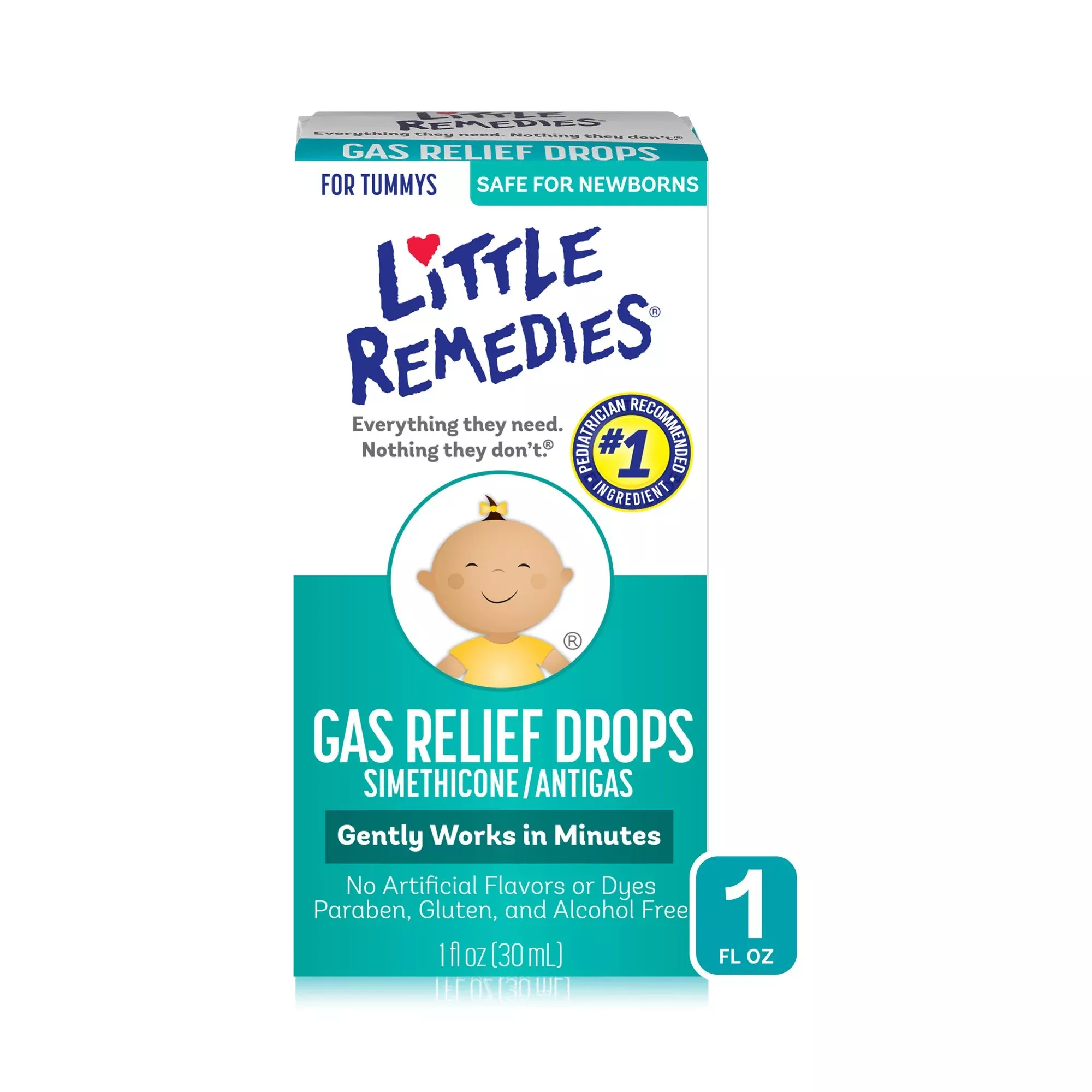 Little Remedies for Tummys Simethicone Antigas Gas Relief Drops