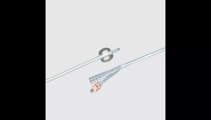 Lubri-Sil I.C. Infection Control 2-Way 100% Silicone Foley Catheter 12 Fr 5 cc Coude Tip